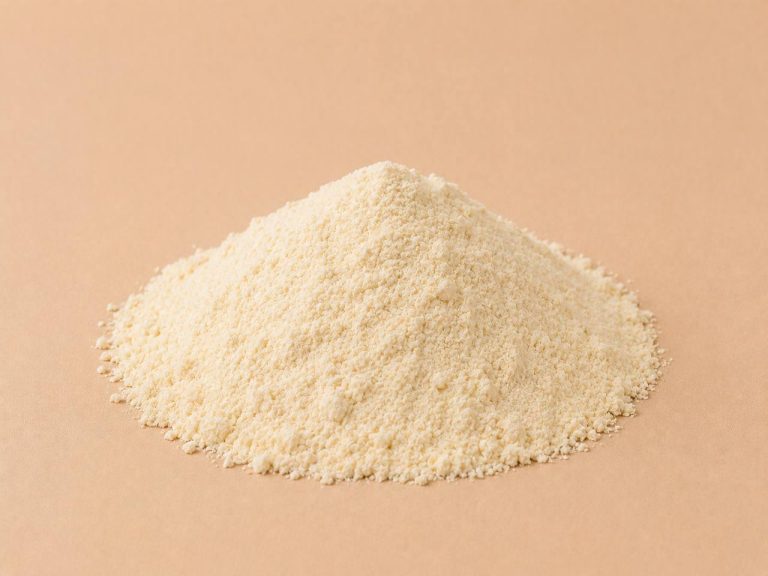 یک اسکوپ پودر پروتیین whey گیاهی
